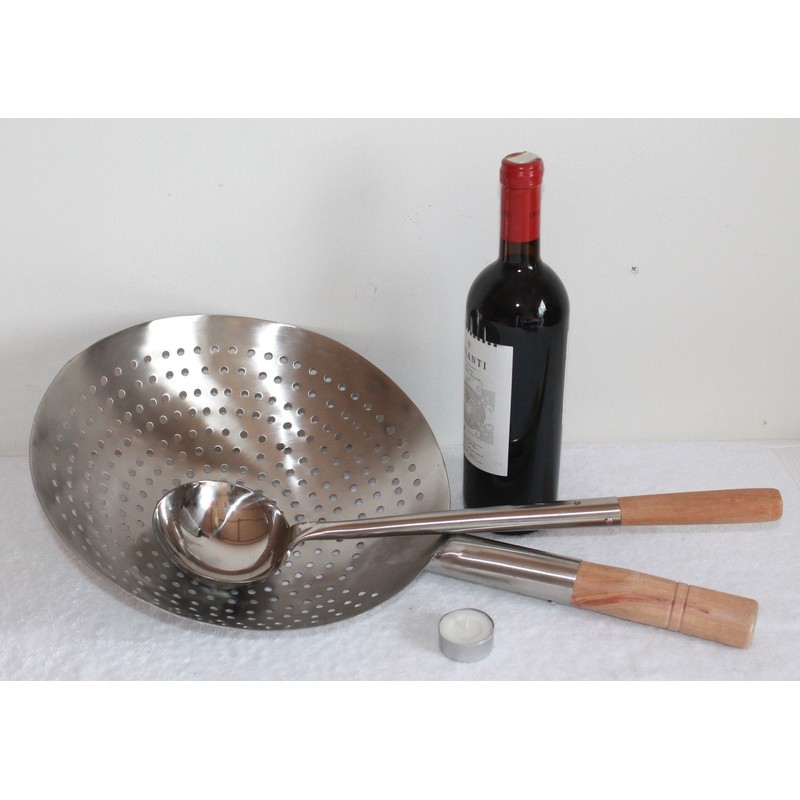 AAF Nommel Asia-Art-Factory, No. 030 Wok Sieve Stainless Steel Size