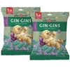 GIN GINS Original Ginger Chews Made w/Fresh Ginger 1lb 2Pk