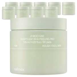Cellimax Houttuynia cordata BHA eraser peeling pad, 60 sheets, 125ml, 10 pcs / 셀리맥스 어성초 BHA 지우개 필링 패드, 60매입, 125ml, 10개