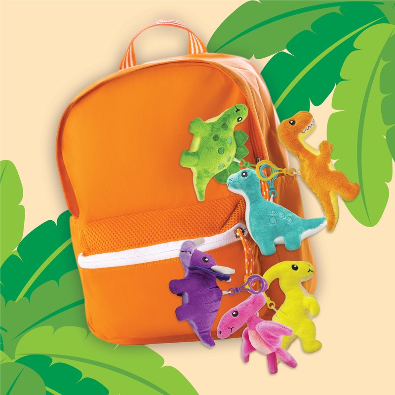 Scentco Dino Dudes Backpack Buddies - Scented Plush Toy Dinosaur