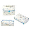 Hualinsyi cute makeup bag Set，Kawaii Makeup Bow Bag of 3，