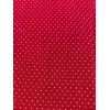 Unbranded Red Polka Dot Cotton Fabric 1/2 Yards 44" Wide