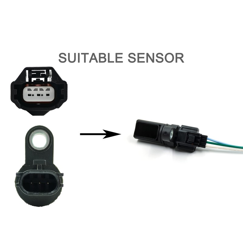 Crankshaft Camshaft Position Sensor Connector Plug Fit Compatible with 370Z