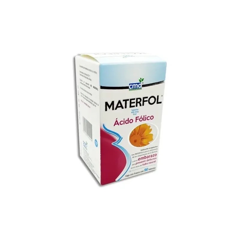 Ácido Fólico Materfol Cmd Tabletas Unidades