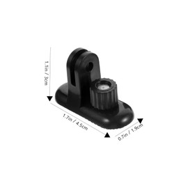 TEHAUX 4pcs Mount Adapter for Tripod Action Camera Adapter Tool for Stable Connection Lightweight Portable Compatible with Various Outdoor Activities for Sports Cameras