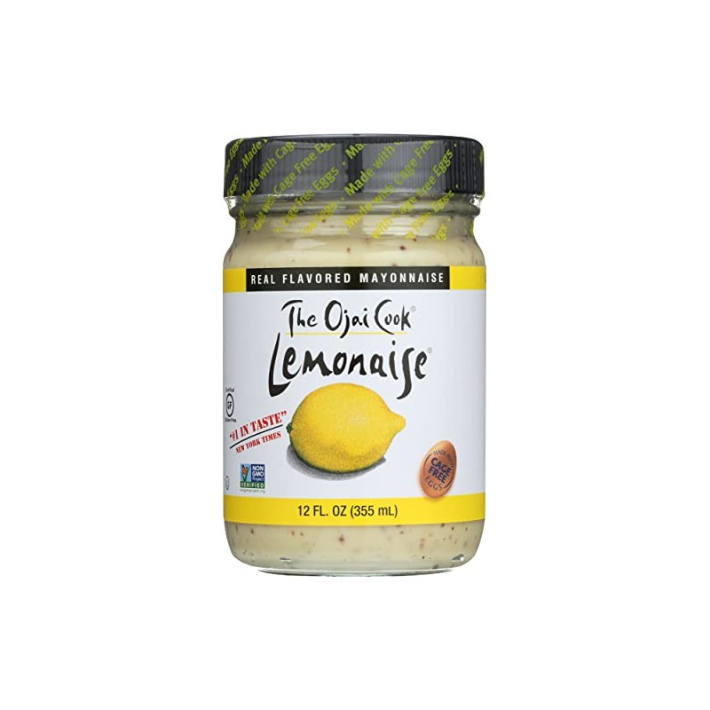 Ojai Cook Lemonaise, All Natural, Non GMO, 12 Ounce (Pack