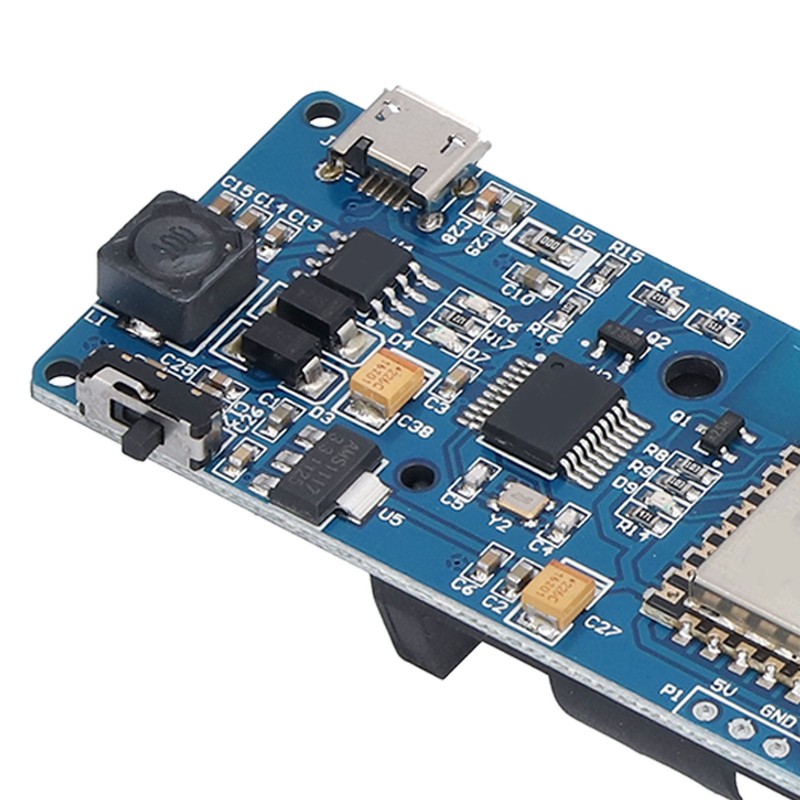 ESP8266 Clock Module Development Board with 0.96in OLED Display 18650