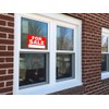 Generic For Sale Sign Stickers 2 Pack | Red, Rectangular,