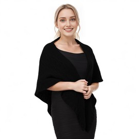 Women Winter Warm Scarf Medieval Vintage Knitted Cosy Wrap Shawl Warm Ladies Sweater Triangular Scarves Cape