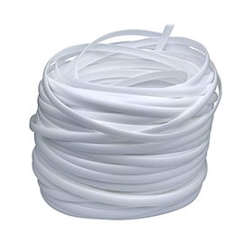 Mhome Plastic Woven Rattan Repair Material for Outdoor Garden Patio Furniture, Durable Wicker Bench Chair Table Repair Kits (White)