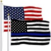UD_G128 Combo Pack: USA American Flag 3x5 Ft 75D Printed