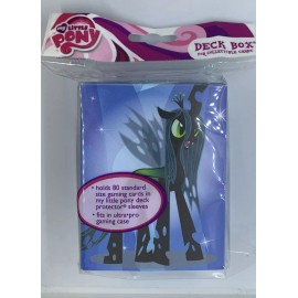 Ultra Pro MY LITTLE PONY QUEEN CHRYSALIS DECK BOX NEW Ultra Pro Card Storage Case Top Load