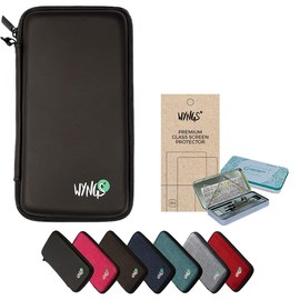 CALCUSO Premium Accessory Set Compatible with TI 36 X Pro Scientific Calculator: WYNGS Protective Case Black + Geometry Set + Screen Protector