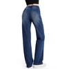 SEVEGO Women's 32"/34"/36" Tall Straight Leg Jeans Mid Waisted Stretchy