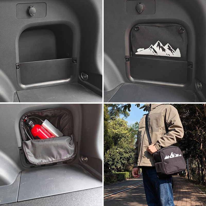 TulinTulin Trunk Upgrade, Trunk Organizer Pocket Multifunction Backpack, Trunk Cubby