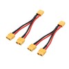 XT60 Parallel Battery Y-type Distribution Cables,1 Male to 2 Female