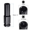 sourcing map 1/2" Drive 13mm 6-Point Deep Sockets 3" Length
