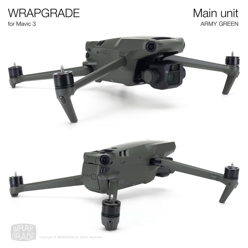 WRAPGRADE Full Skin Stickers for DJI Mavic 3 / Mavic