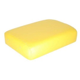 All States Seat Cushion Wood Backed Vinyl Yellow 19-1/2" x 14-3/4" Compatible with John Deere 840 520 D 630 820 A 720 R 530 830 G B 80 70 60 50 730 620 AF3268R