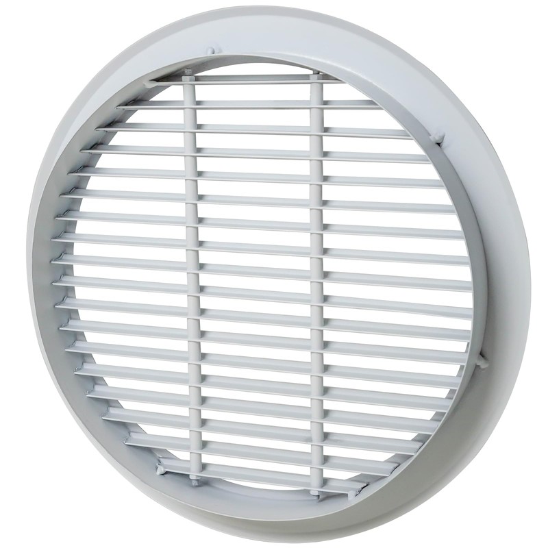 Aluminum Round Air Vent Grille 12" Duct Opening Louver Register