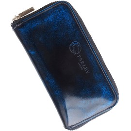Leather Workshop PARLEY Card & Smart Key Case, Key Case, "Parley Classic" (Parley Classic) Men's, Women's, Unisex [PC-19] Card Slot, Mini Wallet, blue (royal)