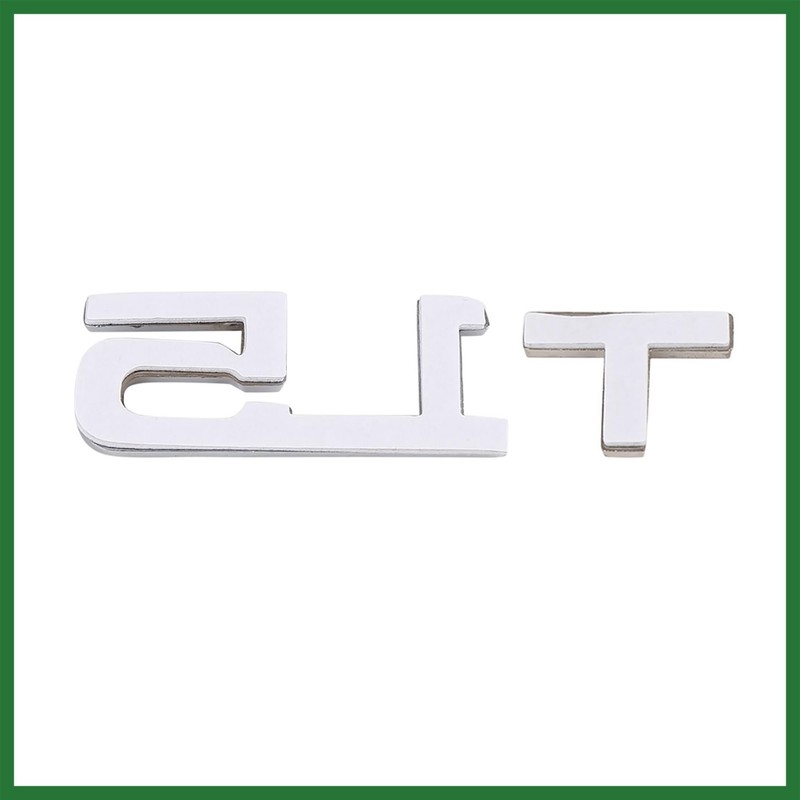 Motoforti 3D Metal 1.5T Shaped Car Decorative Emblem Badge Decal