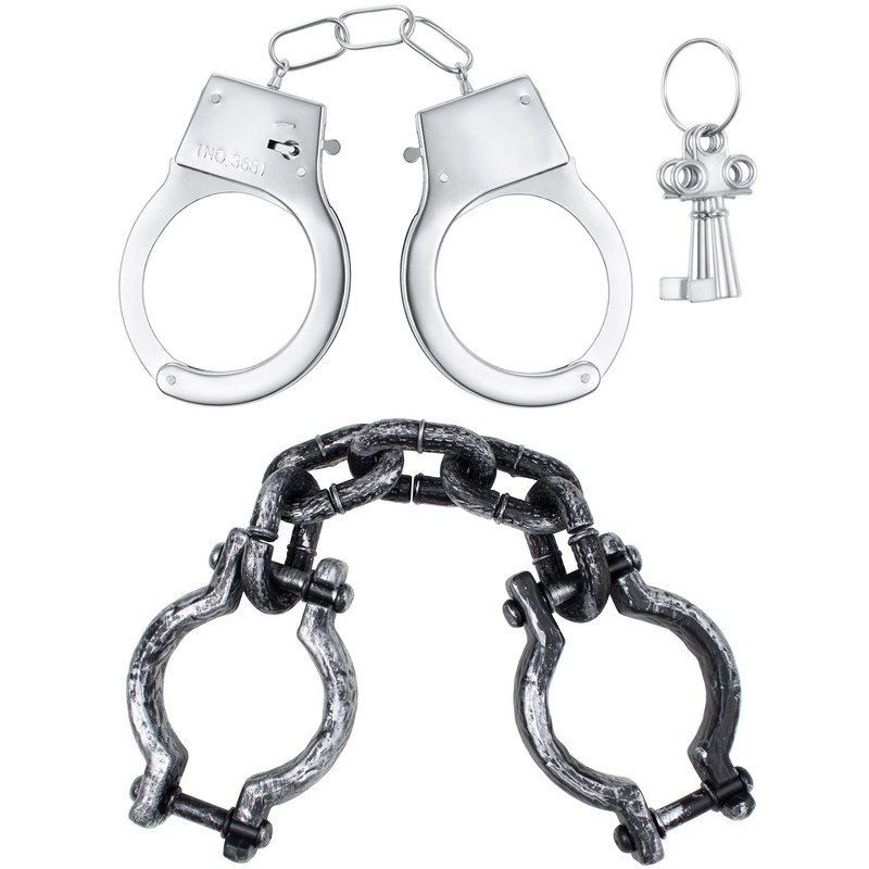 Yoroka Orange Prison Jumpsuit Kids Prison Uniform with Chain Props