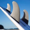 FUNKTION FKGFCC-FCS-MR-TWIN 5.39" 3.39" Fin Set for FCS Surfboards