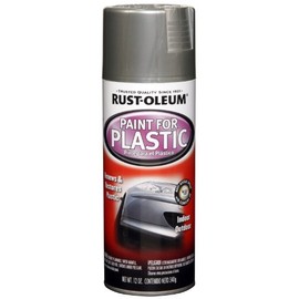 Rust-Oleum Automotive 257389 12-Ounce Paint For Plastic Spray, Universal Silver