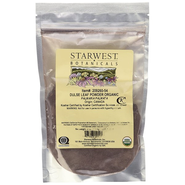 Starwest Botanicals Organic Dulse Leaf Powder - 4 oz (113 g)