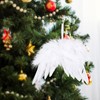 MAGICLULU 24pcs 3D Angel Wings for Crafts Christmas Tree Ornaments