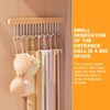 2 Pack Pull Out Closet Hanger with 8 Hooks,Valet Rod