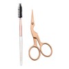 Tweezerman Rose Gold Brow Shaping Kit, Scissors & Brush (Set