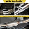ZEHCLP 1 Pcs 3 inch Exhaust Clamp Butt Joint 304