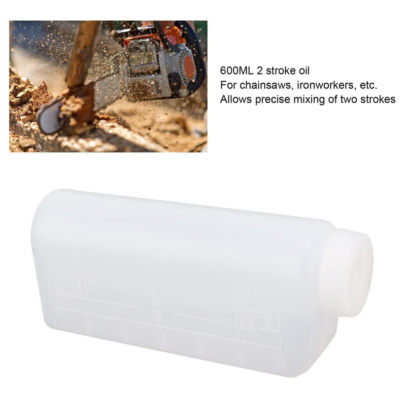 2 Stroke Oil Mixing Bottle, 2 Stroke Mixing Bottle, 600ML