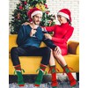 4 Pairs Christmas Funny Holding Hands Socks, Cute Magnetic Hand