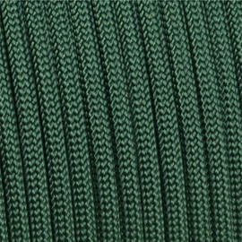Paracord 550 Type III Basic Dark Green 4 mm - 10 m Core 7 Strands 100% Made in Italy 006079118 Corderie Italiane