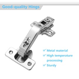 135 Degree Lazy Susan Hing-2 Pack Face Frame Plate for Corner Folding Cabinet Zishengho Kitchen Cupboard Door 1 Pair