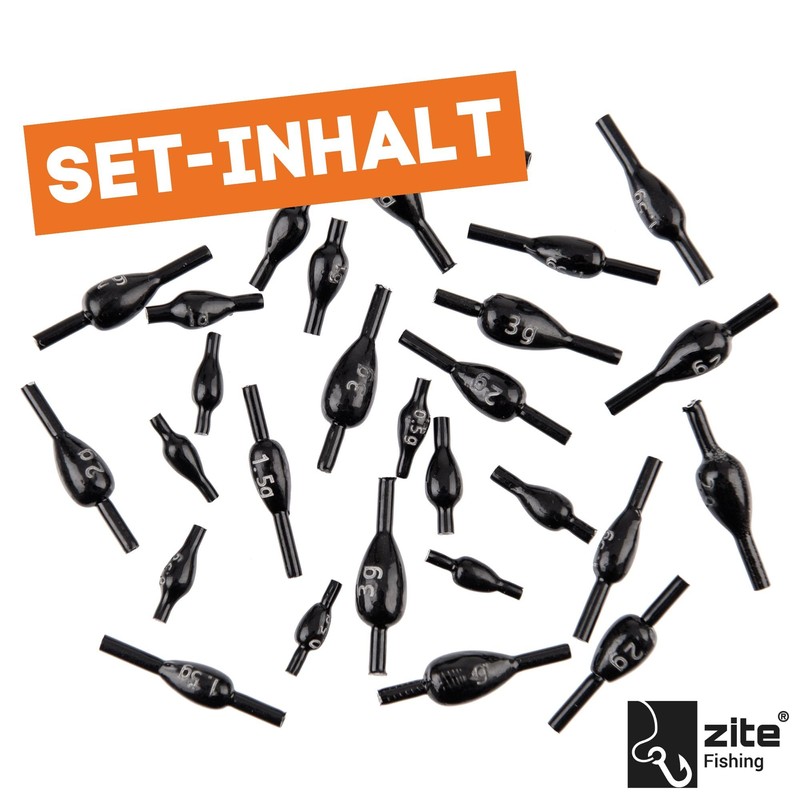 Zite Fishing Trout Lead Assortment with Sorting Box | Pack