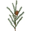 Vickerman Carmel Pine Tree with Burlap Base-Unlit, 42-Inch, Green