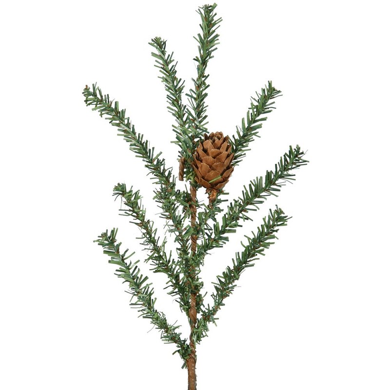 Vickerman Carmel Pine Tree with Burlap Base-Unlit, 42-Inch, Green