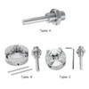 Zinc Alloy 4-Jaw Chuck Connecting Rod Self Centering Wood Turning