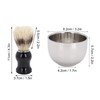 4pcs Shaving Brush Set Men Shaving Soap Brush Stainless Steel