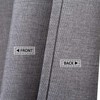 Flax linen like 240 GSM heavy shower curtain for bathroom