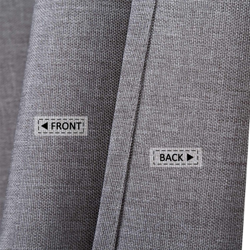 Flax linen like 240 GSM heavy shower curtain for bathroom