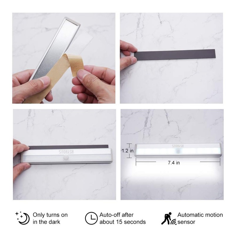 HSYHous Homelife LED Bars Motion Sensor Closet Lights-ATXgreen Motion Sensor