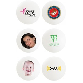 Infusion Custom Logo Ping Pong Balls, 50 White Table Tennis Balls