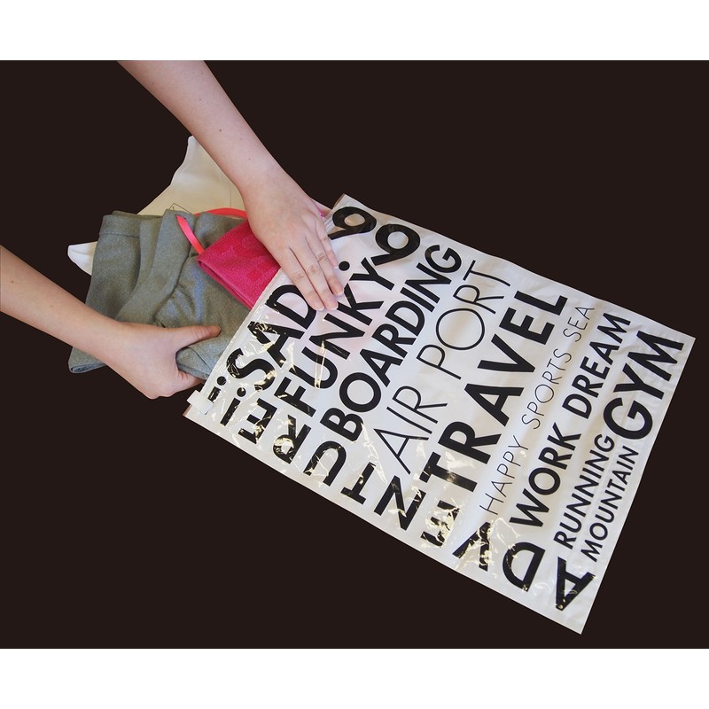 Towa Sangyo 80571 Compression Bag, Just Press Oshite, Clothes, Compression