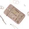 NISHEL Travel Jewelry Organizer Case, Foldable Storage Roll for Necklaces,