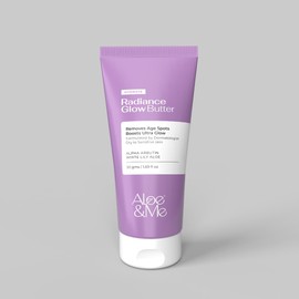 Aloe&Me Radiance Glow Butter, Face Moisturizer For Dry Skin With Alpha Arbutin and Kojic Acid For Deep Nourishment & Hydration, For Men & Women